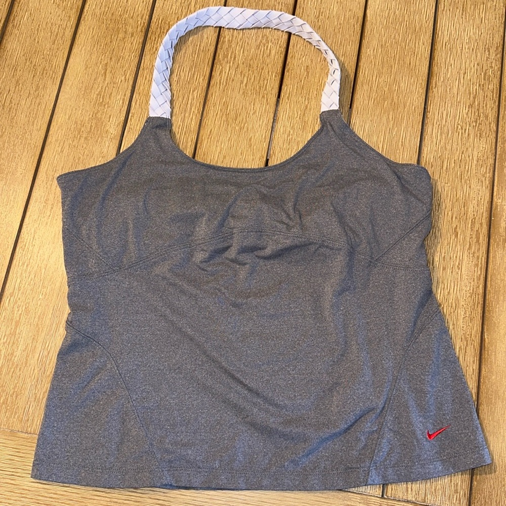 NIKE~Size L Halter Neck Sports Gym Tank Top~Yoga Running